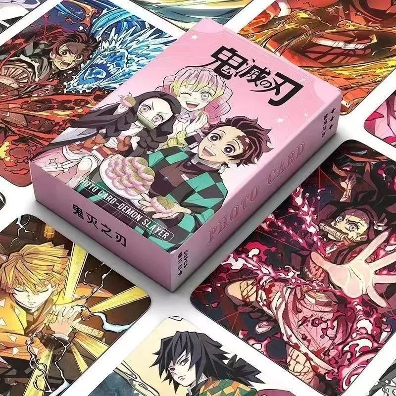 Anime Cosplay Demon Slayer - Nuevas Tarjetas Mini Láser de Demon