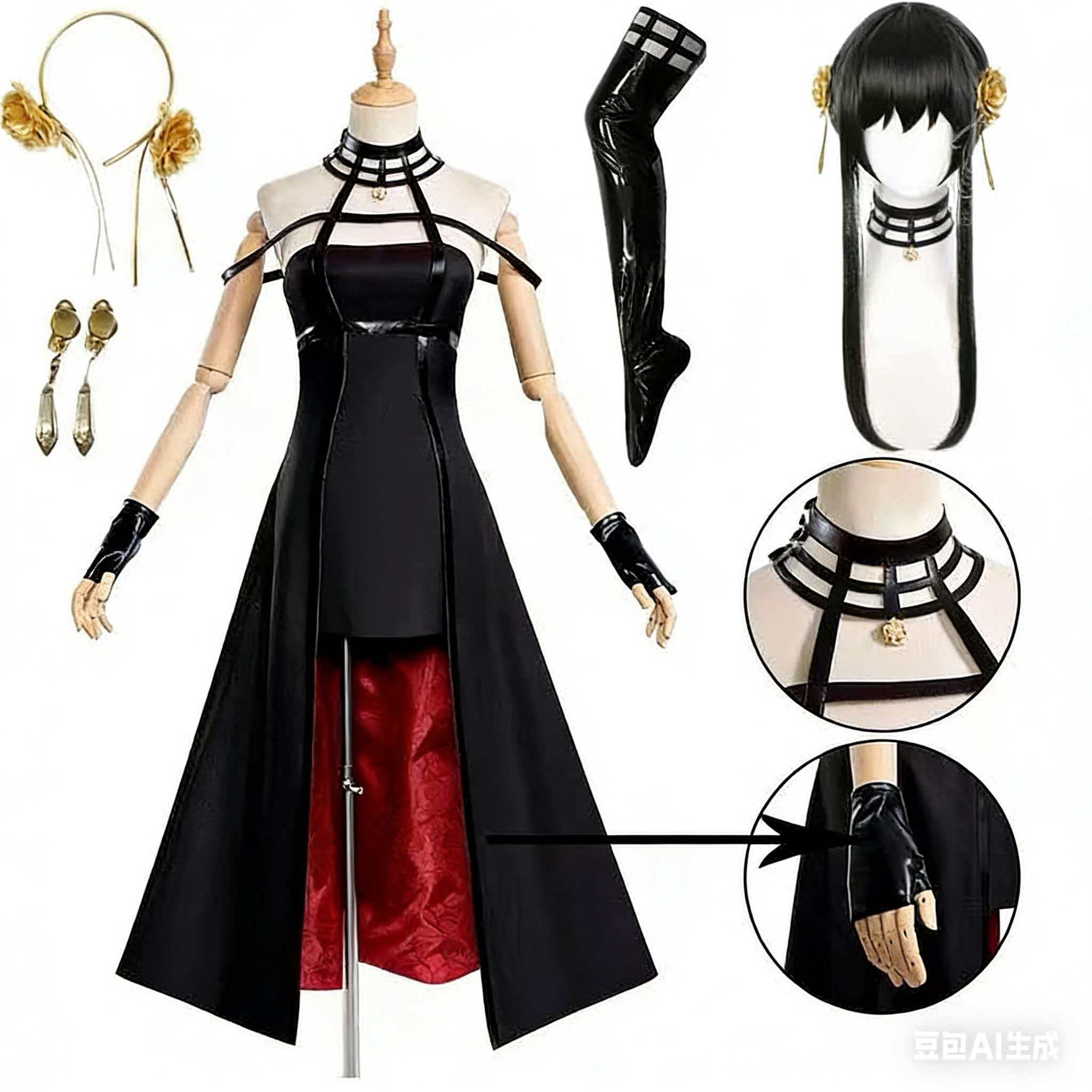 Anime Cosplay Yor - Disfraz de Cosplay de Yor Forger:
