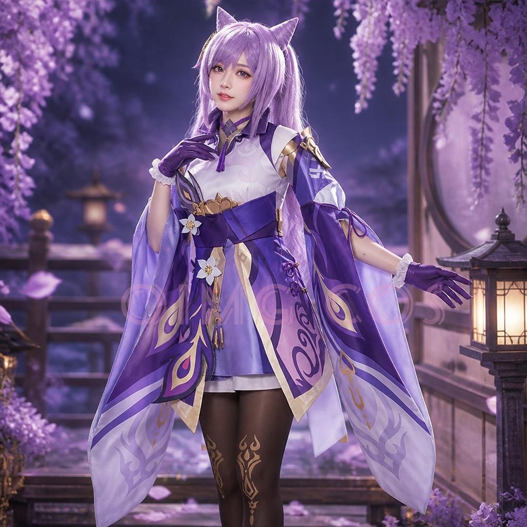 Anime Cosplay Mujer - Disfraz de Cosplay de Keqing de