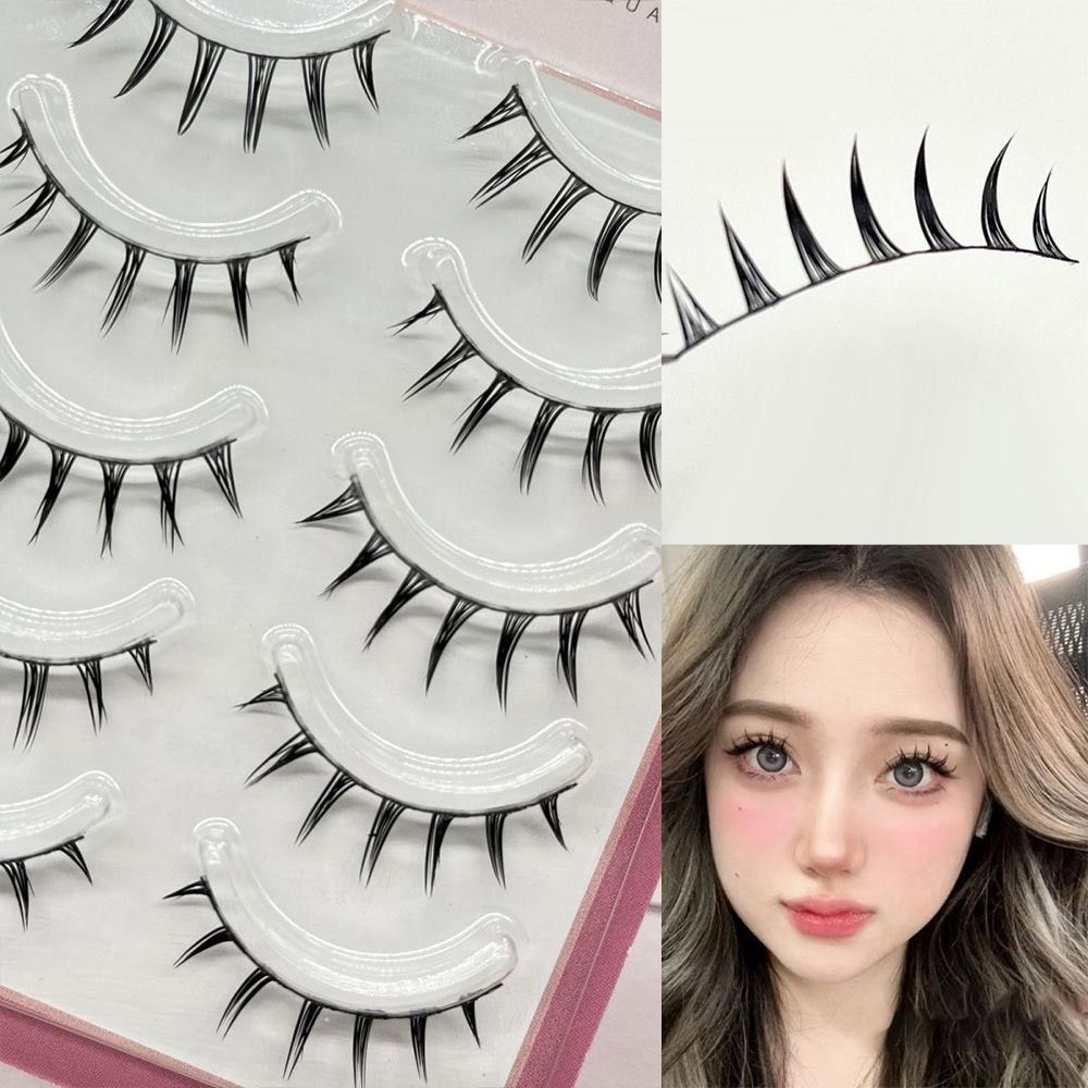 Anime Cosplay Lashes - Pestañas postizas de visón sintético, paquete