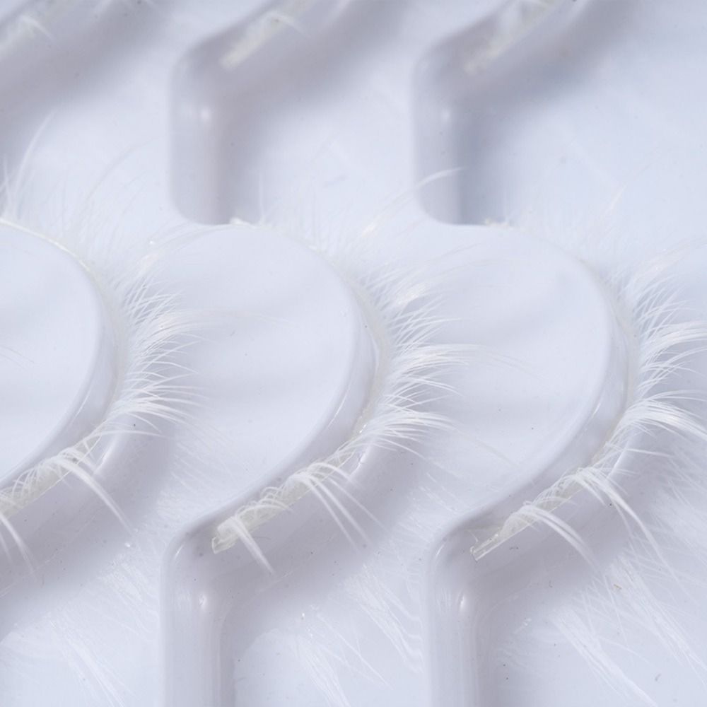 Anime Cosplay Lashes - Pestañas de Anime blancas y blancas,