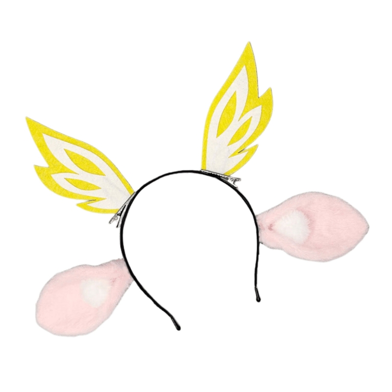 Anime Cosplay Girl Photo - Diadema con orejas ciervo felpa, marco