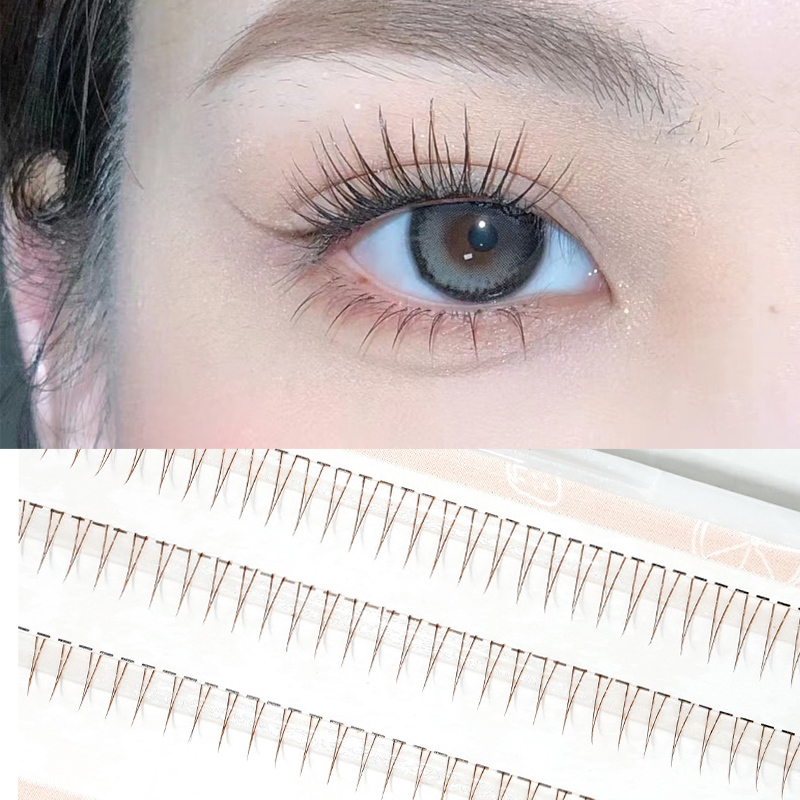 Anime Cosplay Lashes - J Curl forma de V debajo