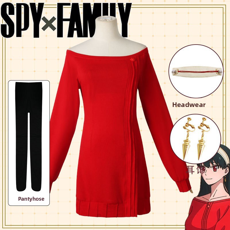 Anime Cosplay Yor - Disfraz de Cosplay de Yor Forger