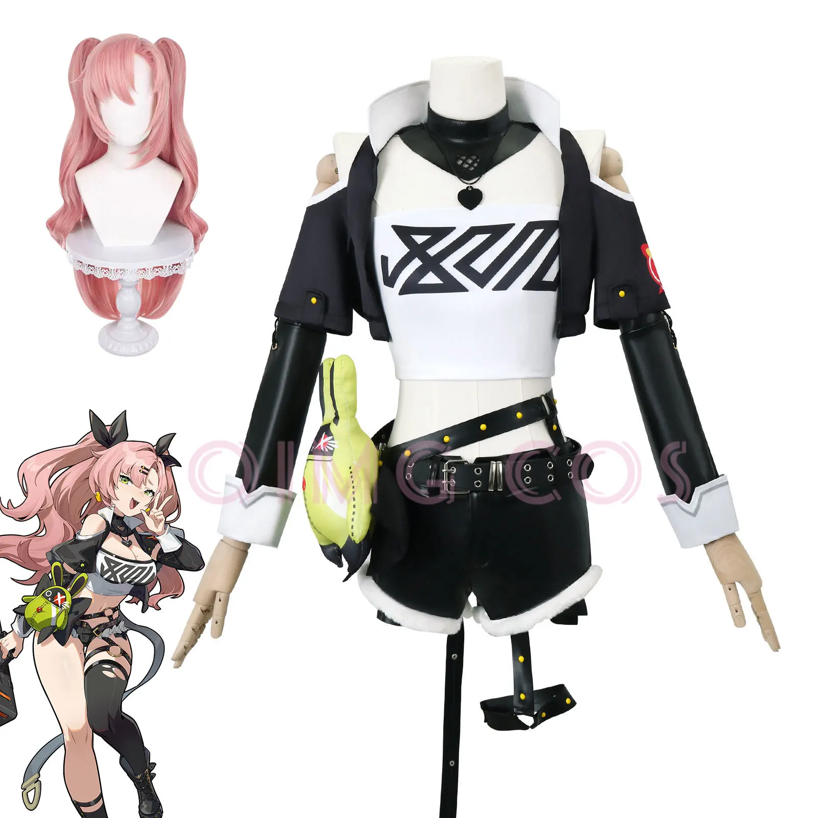 Anime Cosplay Wig - Disfraz de Cosplay de Nicole Demara