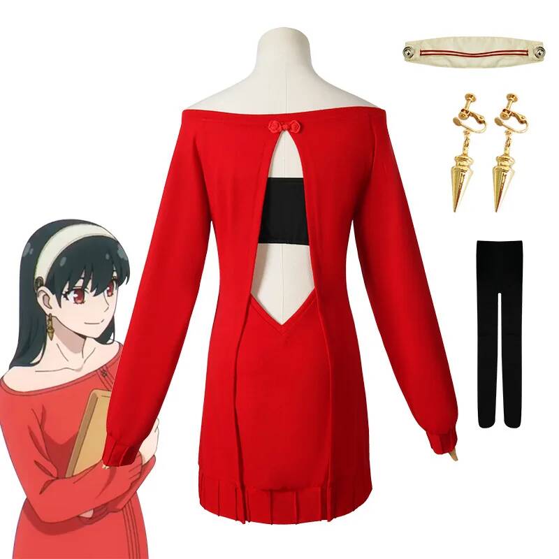 Anime Cosplay Yor - Disfraz de Cosplay de Anime FAMILY,
