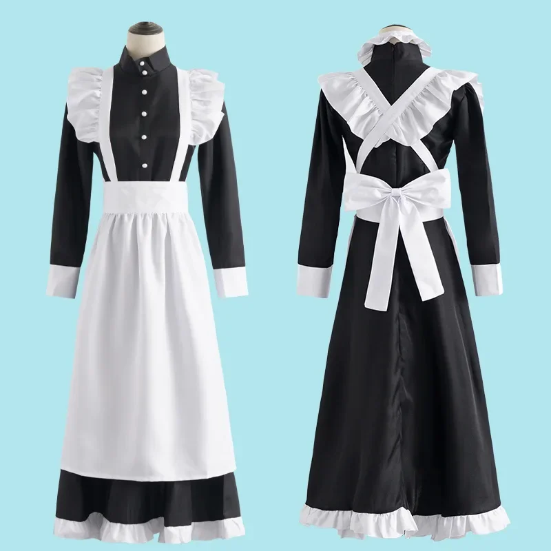 Anime Cosplay Shop - Vestido Clásico de Sirvienta Estilo Británico