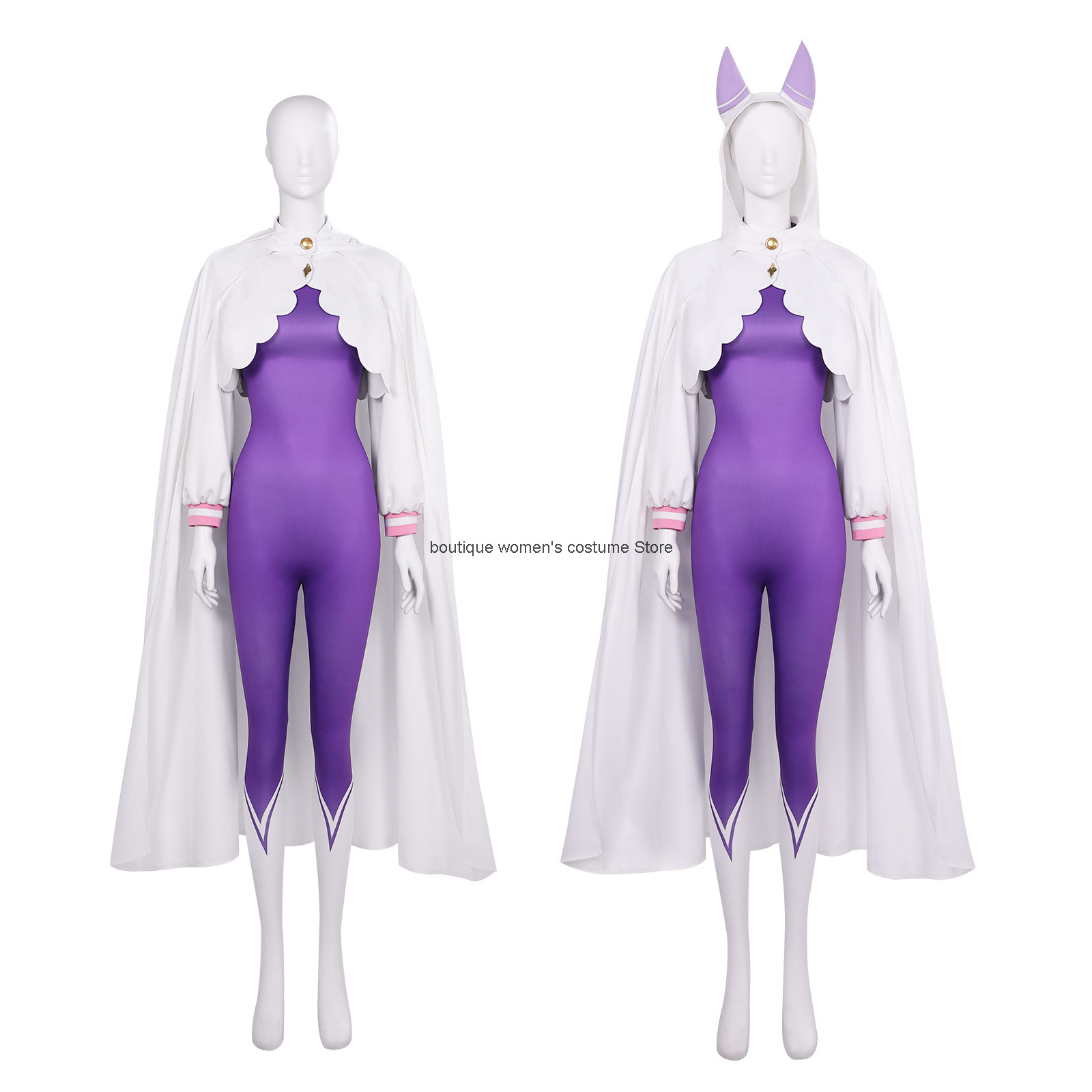 Anime Cosplay Re Zero - Disfraz de Halloween de Emilya de