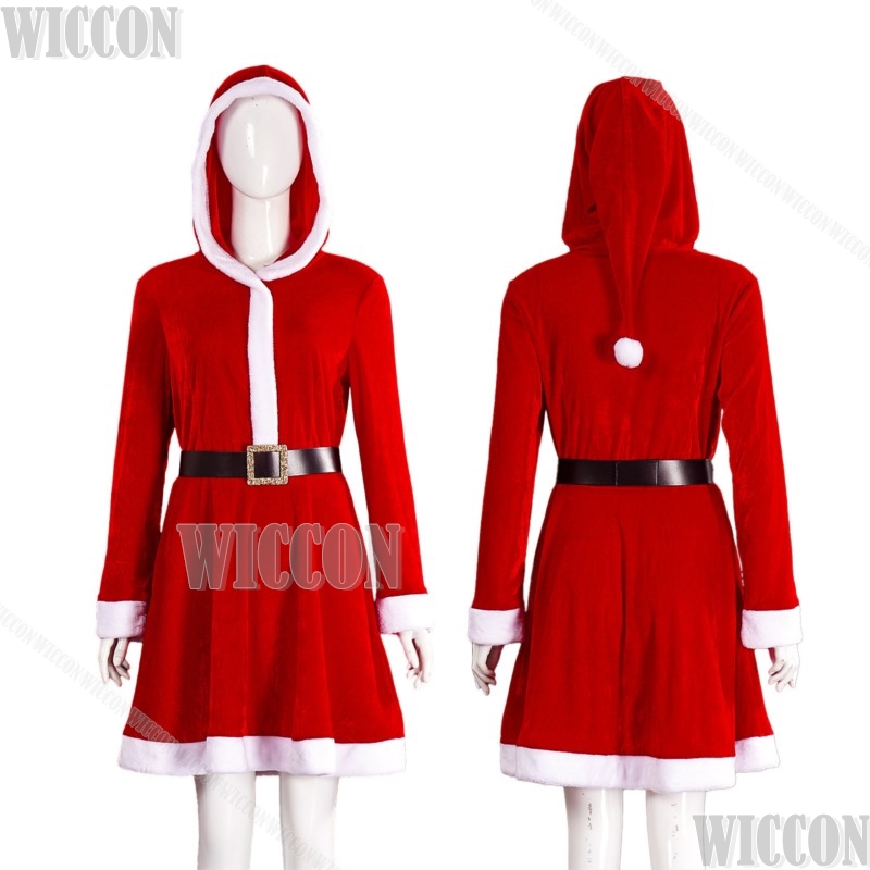 Anime Cosplay Events 2026 - 2026 Nuevo vestido rojo de Navidad