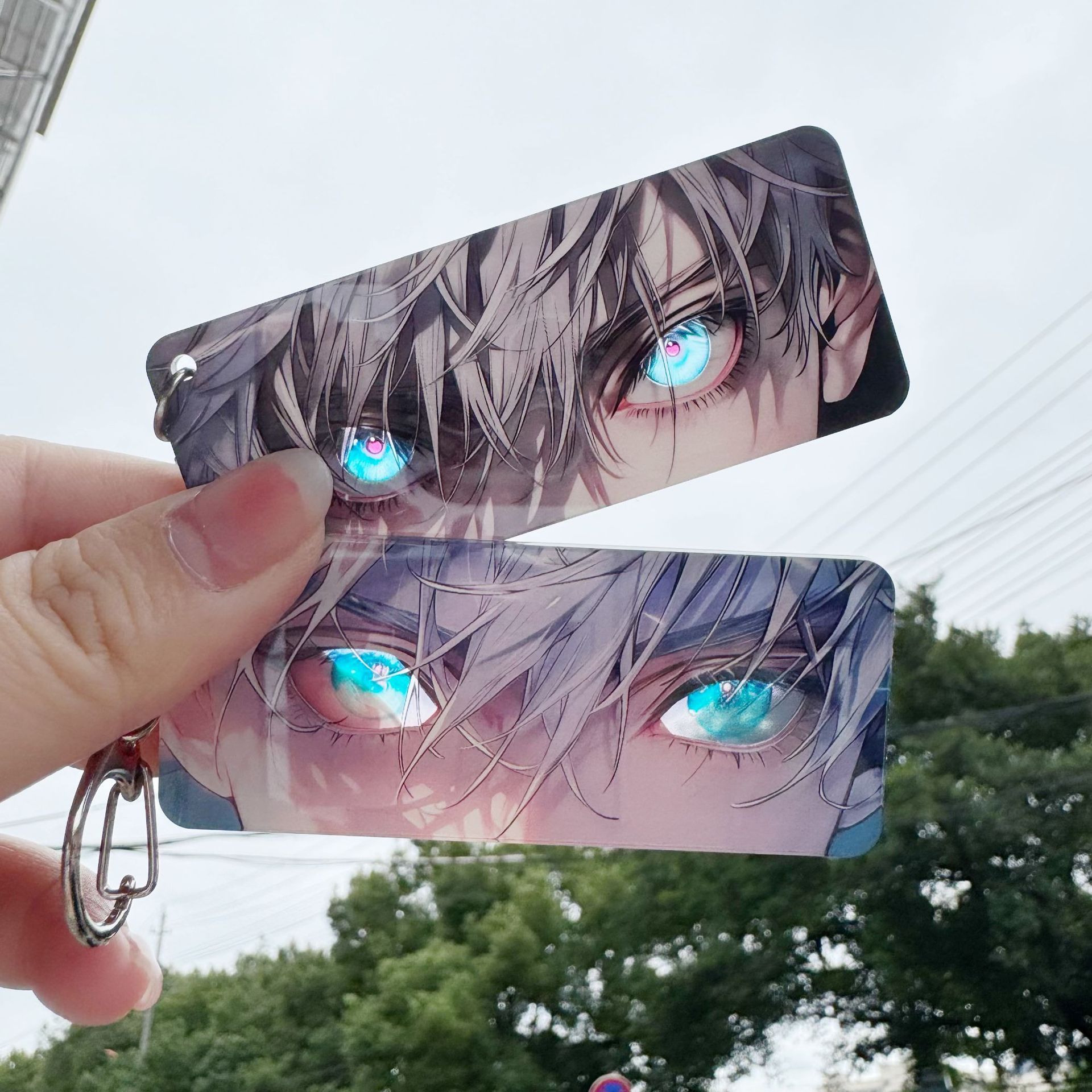 Anime Cosplay Eyes - Anime Jujutsu Kaisen ojo tarjeta transparente