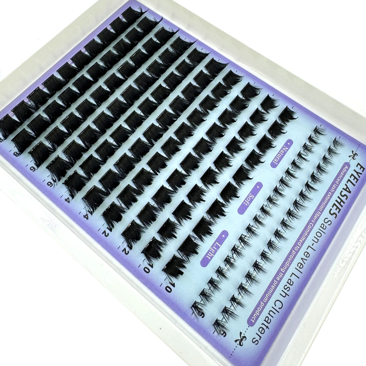 Anime Cosplay Lashes - AMSDCN Pestañas Postizas Individuales Estilo Manga,