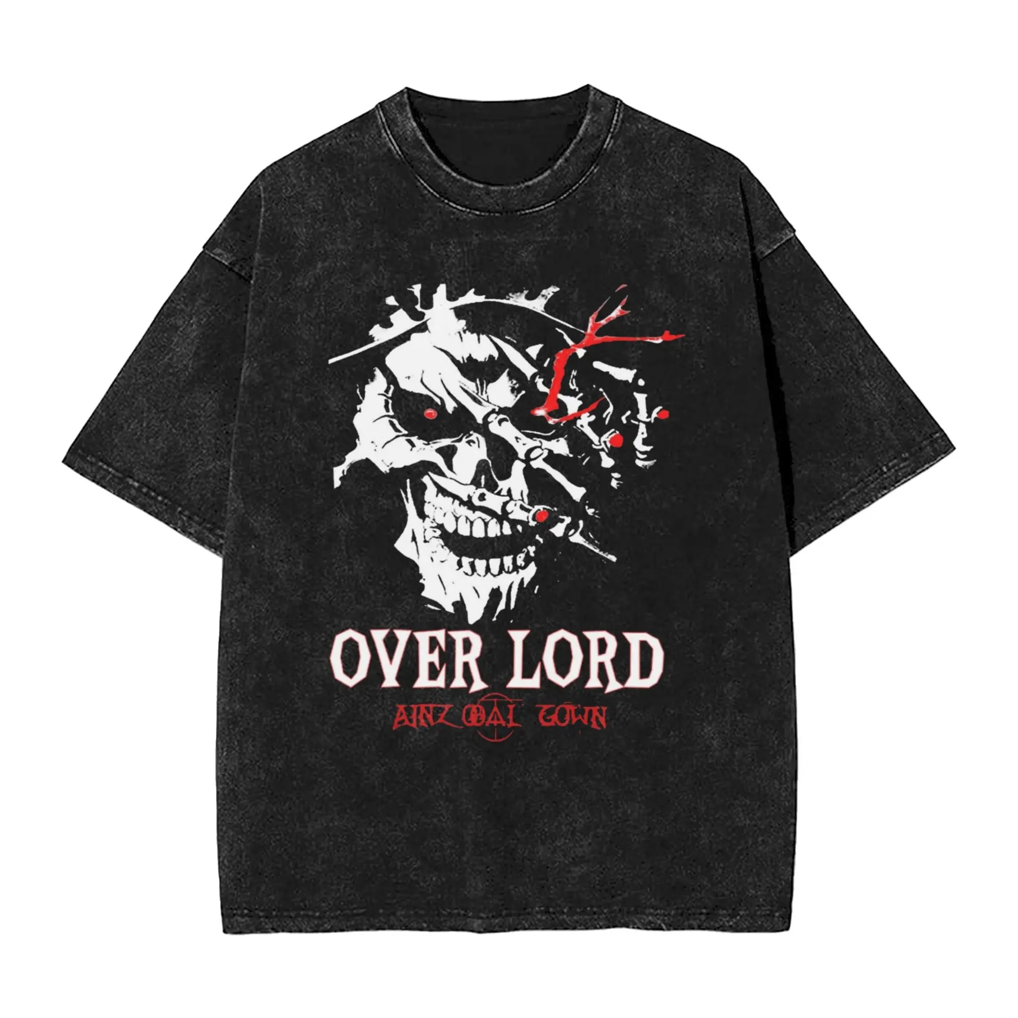 Camiseta vintage lavada de ani - Anime Cosplay Shop reseña y precio