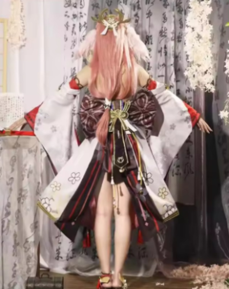 Genshin Impact Yae Miko Cospla - Anime Cosplay Kostüm reseña y precio