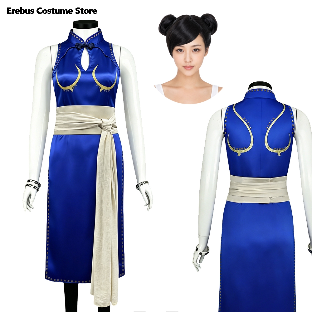 Disfraz Sexy de Chun Li para A - Live Action Anime Cosplay reseña y precio