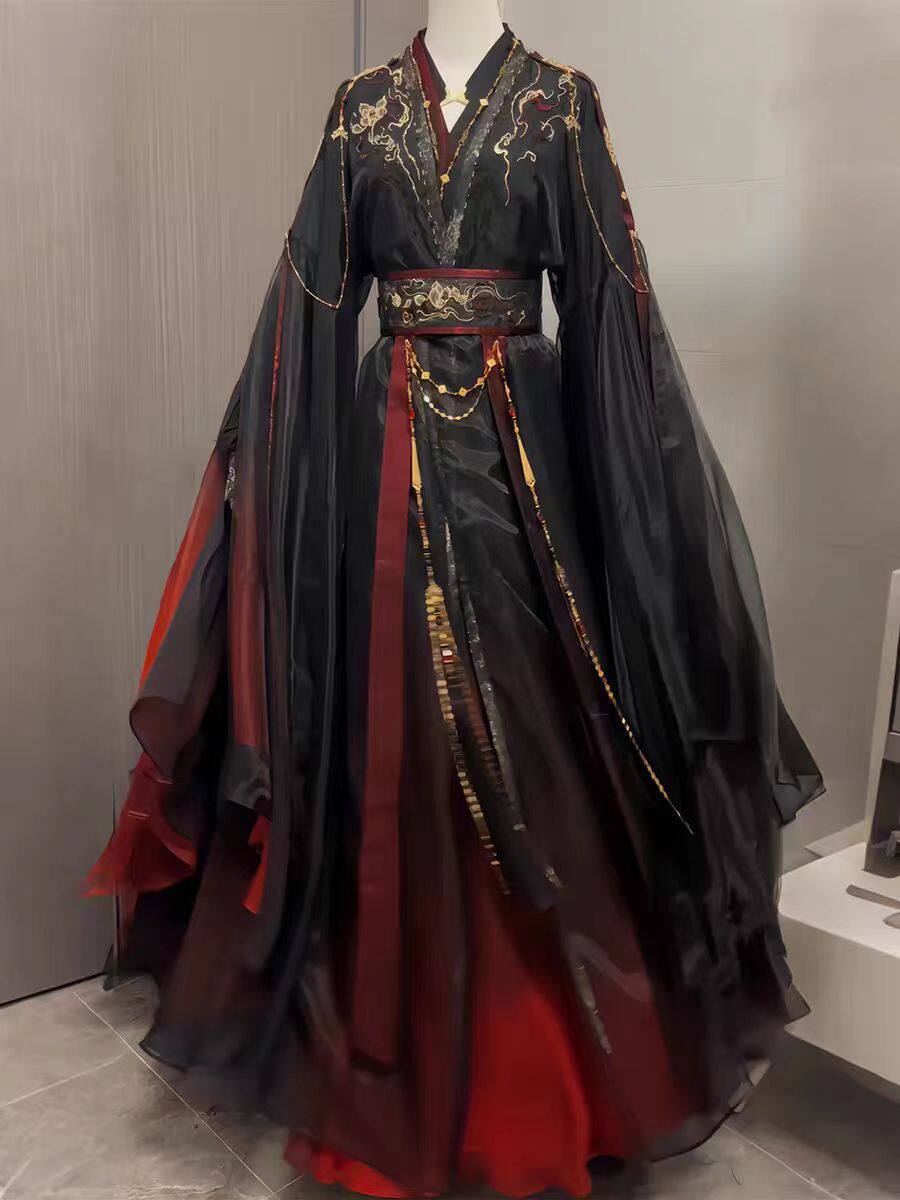 Conjunto de 4 Piezas de Túnica - Cosplay Anime Black reseña y precio