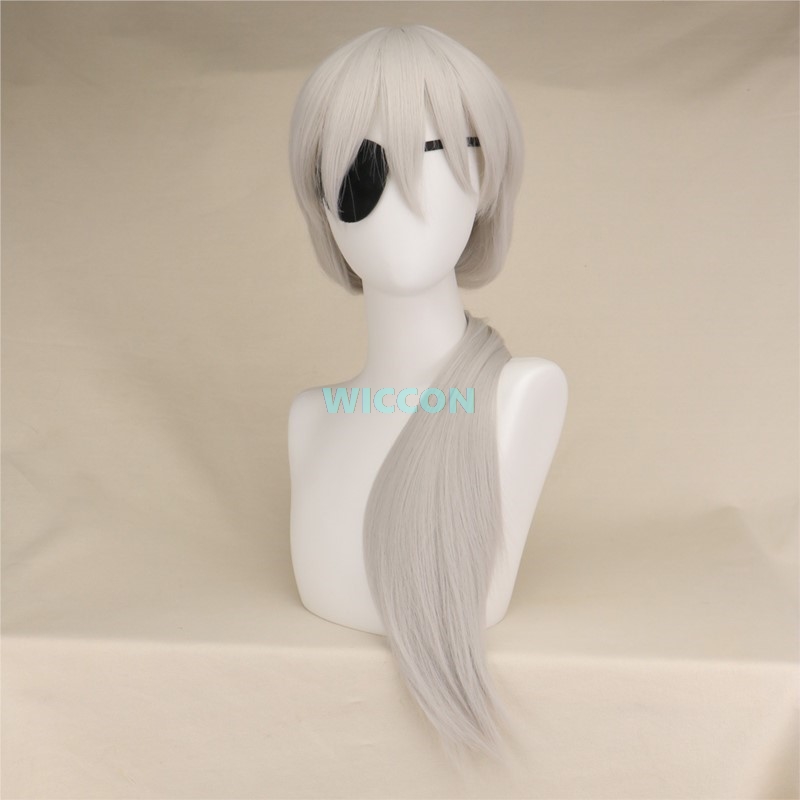 Peluca larga plateada de Anime - Anime Cosplay Eyes reseña y precio