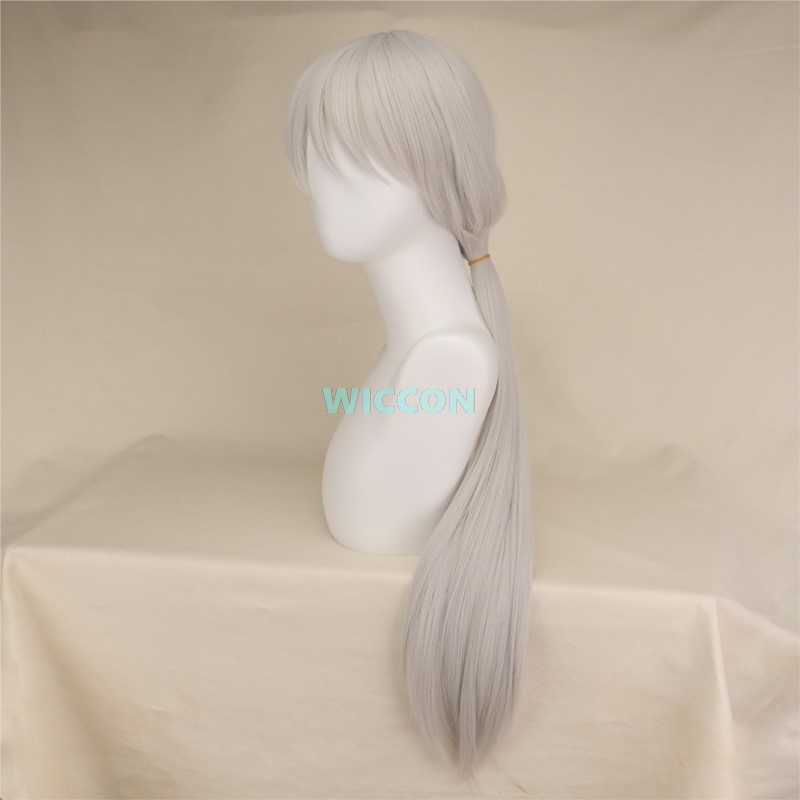 Peluca larga plateada de Anime - Anime Cosplay Eyes reseña y precio
