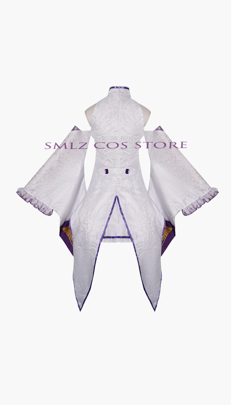 Disfraz de Emilia Cosplay Anim - Anime Cosplay Wig reseña y precio