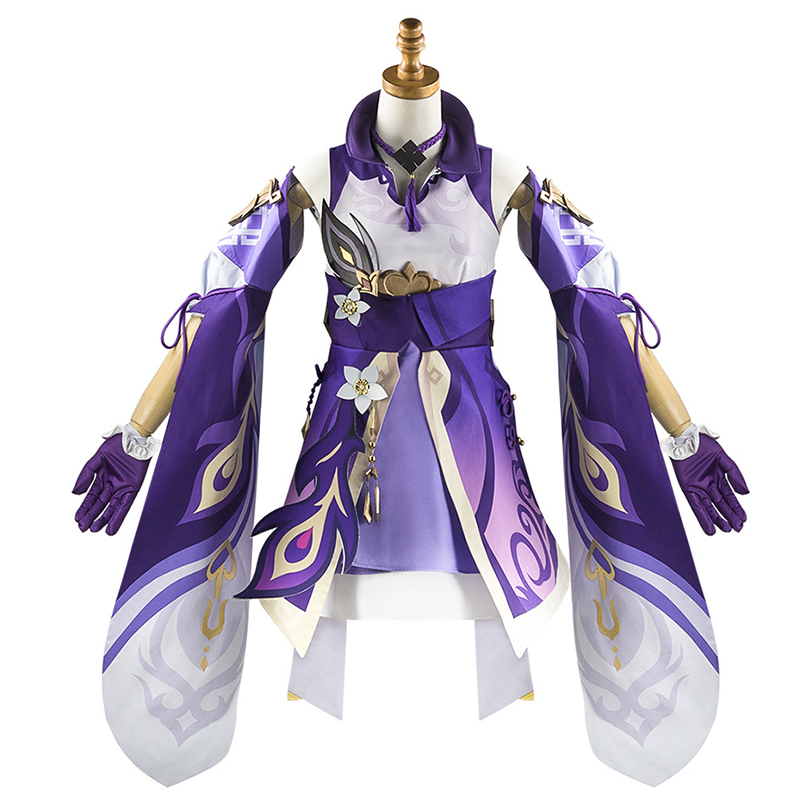 Disfraz de Cosplay de Keqing d - Anime Cosplay Mujer reseña y precio