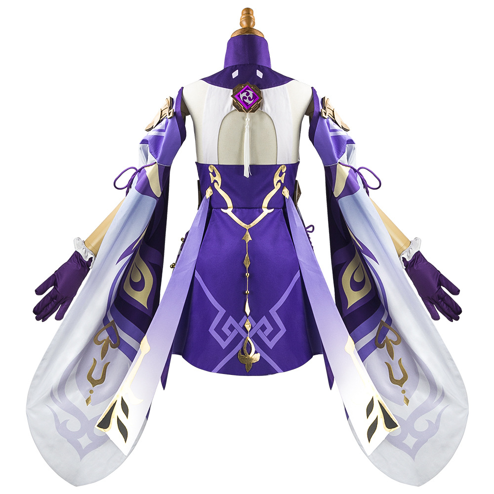 Disfraz de Cosplay de Keqing d - Anime Cosplay Mujer reseña y precio