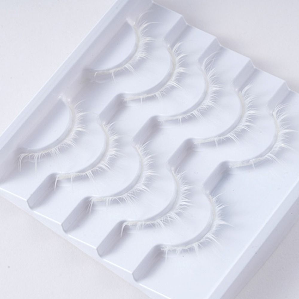 Pestañas de Anime blancas y bl - Anime Cosplay Lashes reseña y precio
