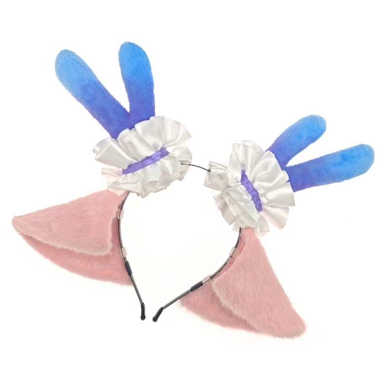 Diadema con orejas ciervo felp - Anime Cosplay Girl Photo reseña y precio