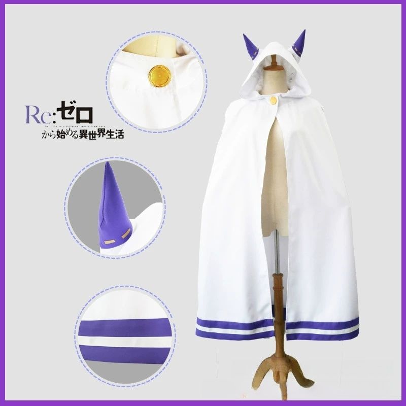 Emilia Cosplay Re Life en un m - Anime Cosplay Re Zero reseña y precio