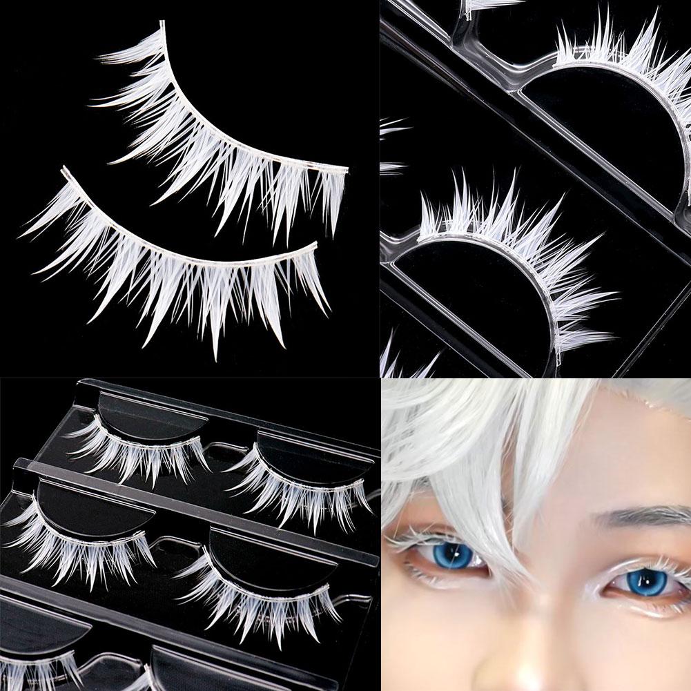 Pestañas Postizas Blancas para - Anime Cosplay Lashes reseña y precio