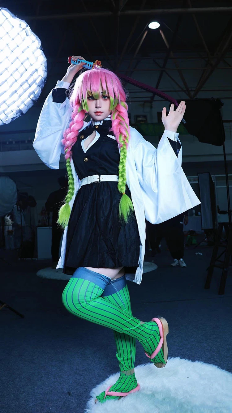Disfraz de Anime Kanroji Mitsu - Anime Cosplay Demon Slayer reseña y precio