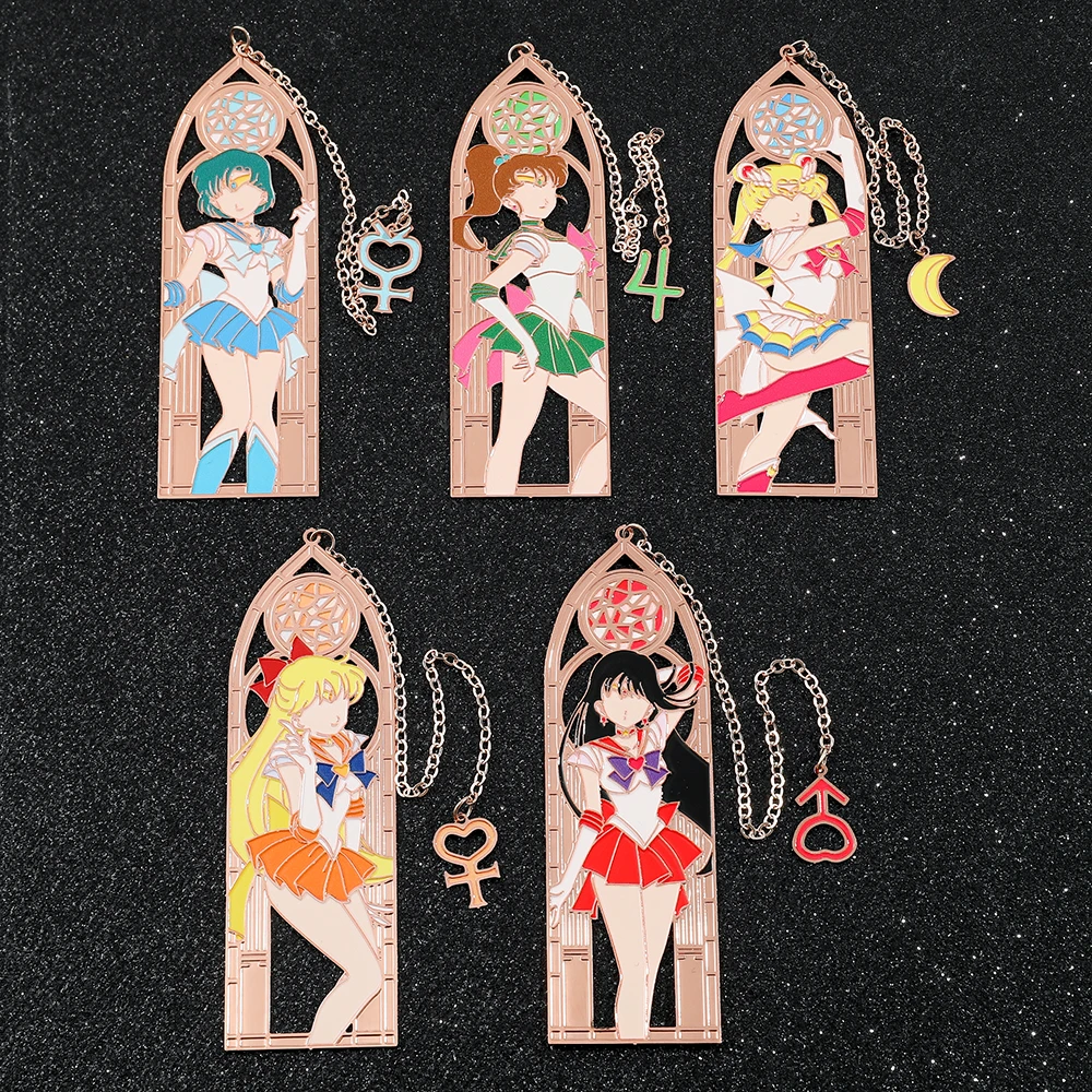 Marcapáginas de Metal con figu - Anime Cosplay Girl Photo reseña y precio