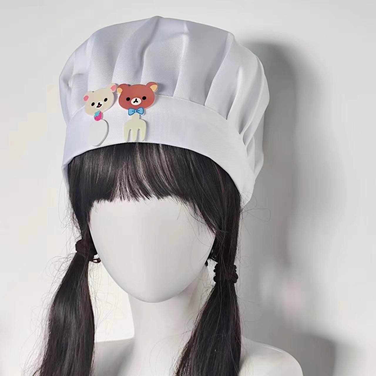 Lindo pequeño oso cuchillo y t - Anime Cosplay Girl Photo reseña y precio