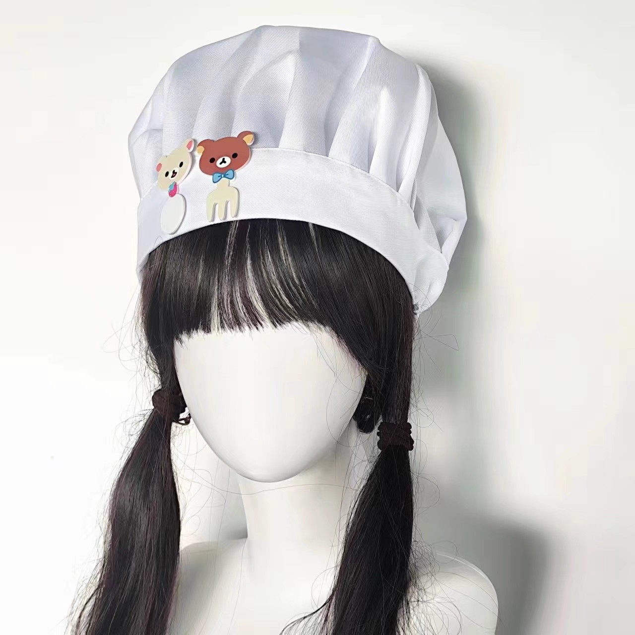 Lindo pequeño oso cuchillo y t - Anime Cosplay Girl Photo reseña y precio