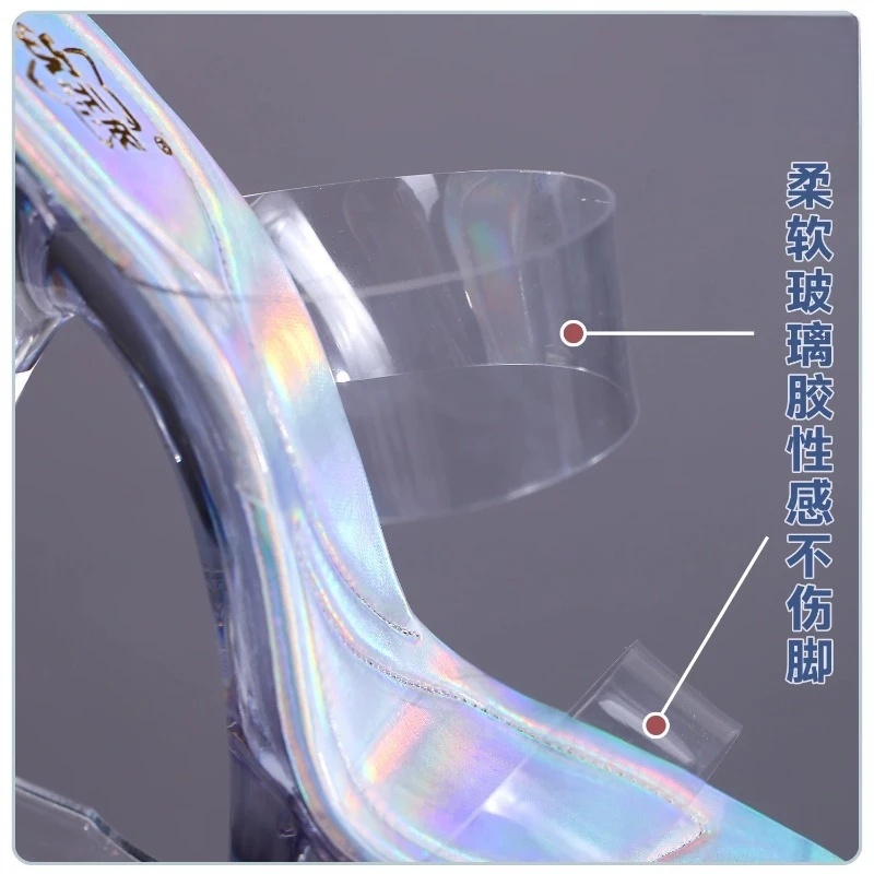 Zapatos de Tacón Alto Transpar - Anime Cosplay Events 2026 reseña y precio