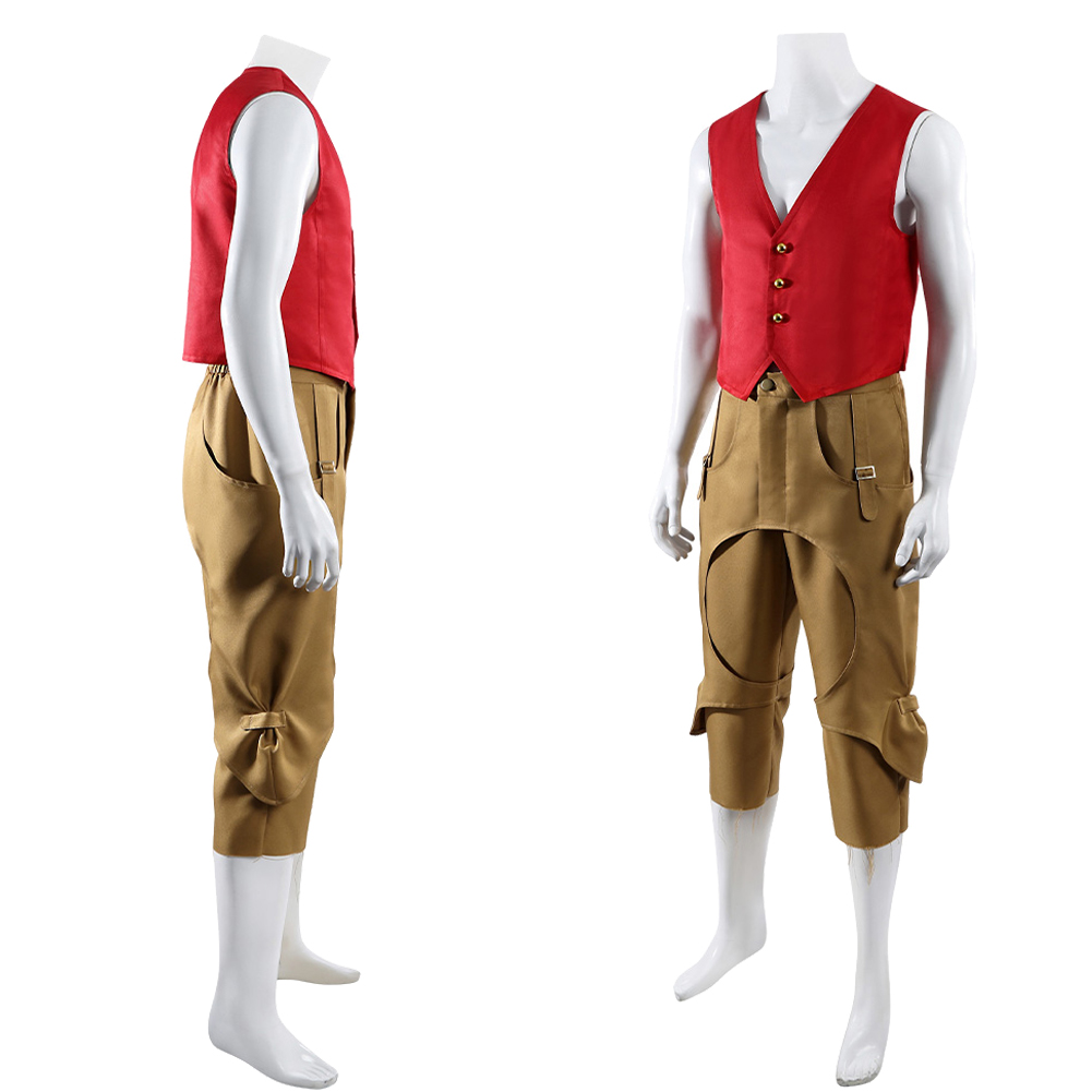 Disfraz de Cosplay de Luffy 20 - Live Action Anime Cosplay reseña y precio