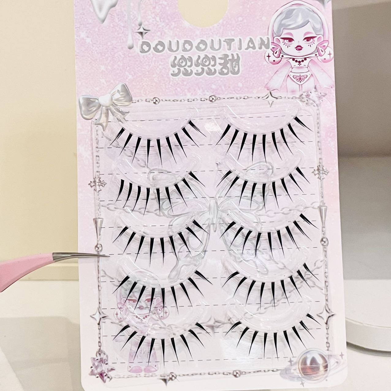 Pestañas Postizas Doudoutian c - Anime Cosplay Lashes reseña y precio