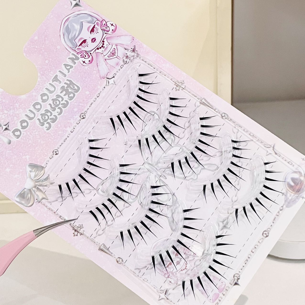 Pestañas Postizas Doudoutian c - Anime Cosplay Lashes reseña y precio