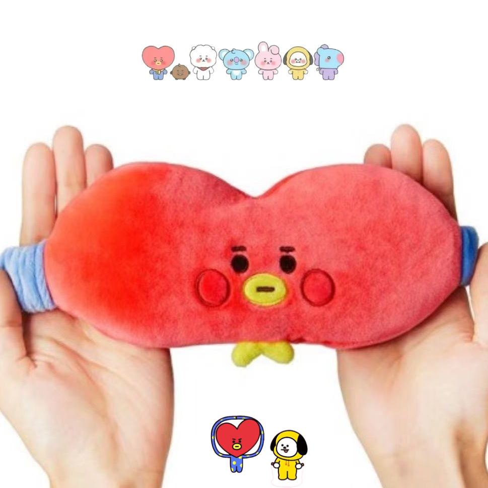 Antifaz de peluche BT21 con di - Anime Cosplay Eyes reseña y precio