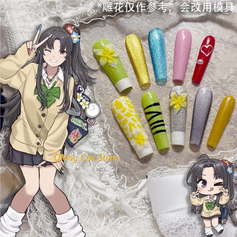 Uñas Postizas con Diseño de Oj - Anime Cosplay Eyes reseña y precio