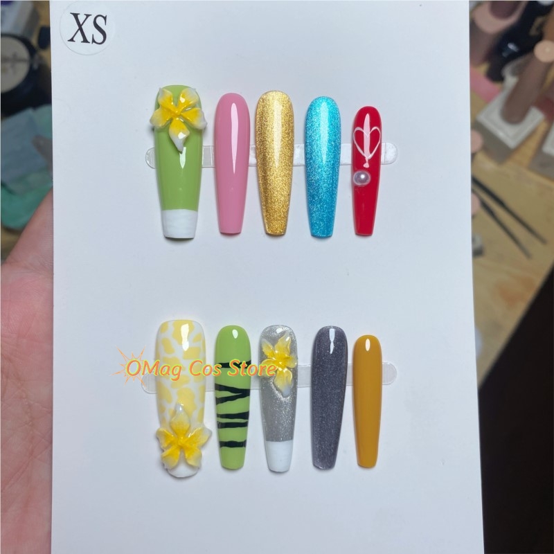 Uñas Postizas con Diseño de Oj - Anime Cosplay Eyes reseña y precio