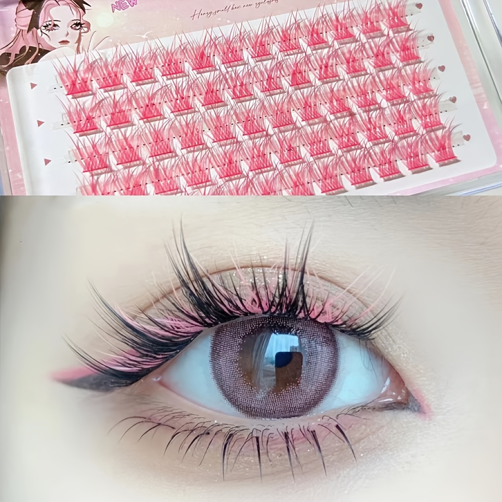 Pestañas Mixiaohe Coloridas, 6 - Anime Cosplay Lashes reseña y precio