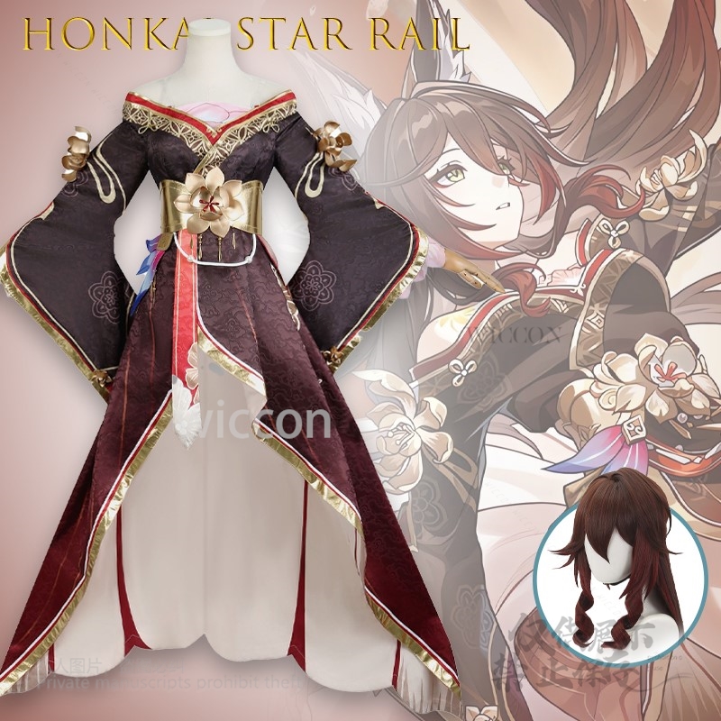 Juego Honkai Star Rail Tingyun - Anime Cosplay Wig reseña y precio