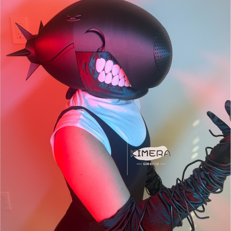 Casco de cosplay punk de Saw c - Anime Cosplay Eyes reseña y precio