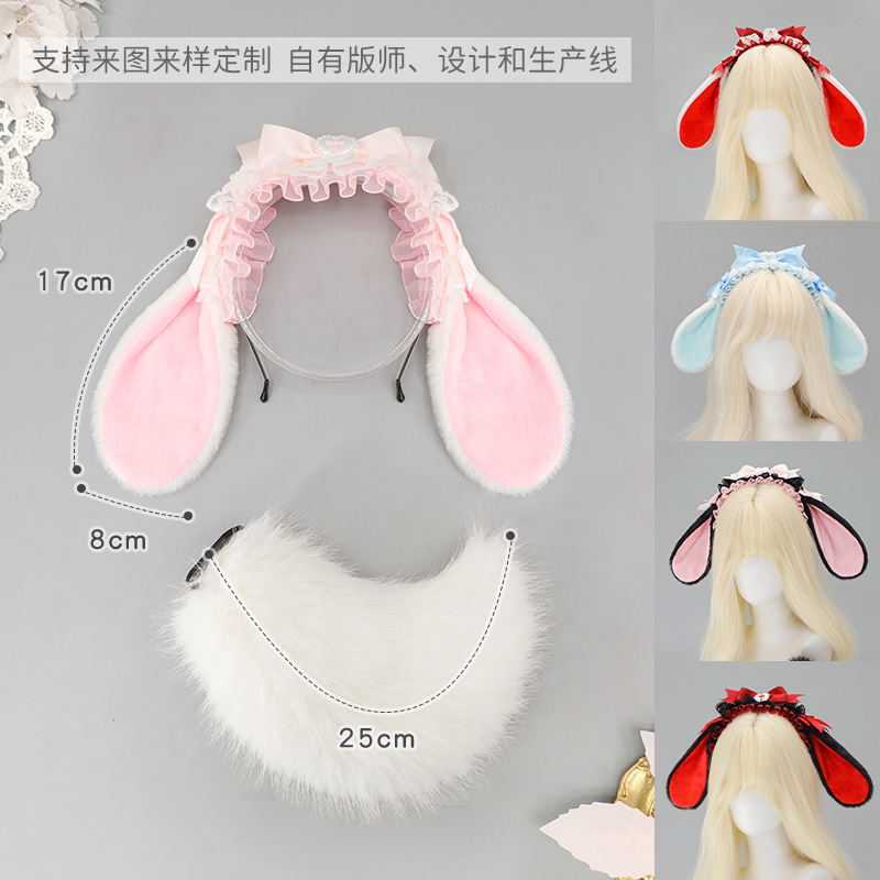Diadema con Orejas de conejo L - Anime Cosplay Girl Photo reseña y precio