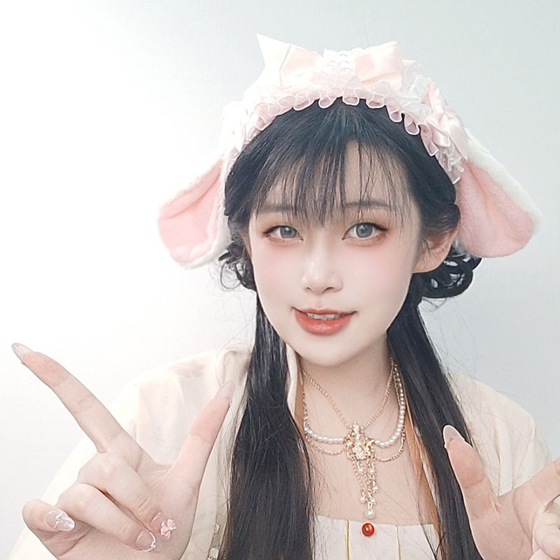 Diadema con Orejas de conejo L - Anime Cosplay Girl Photo reseña y precio