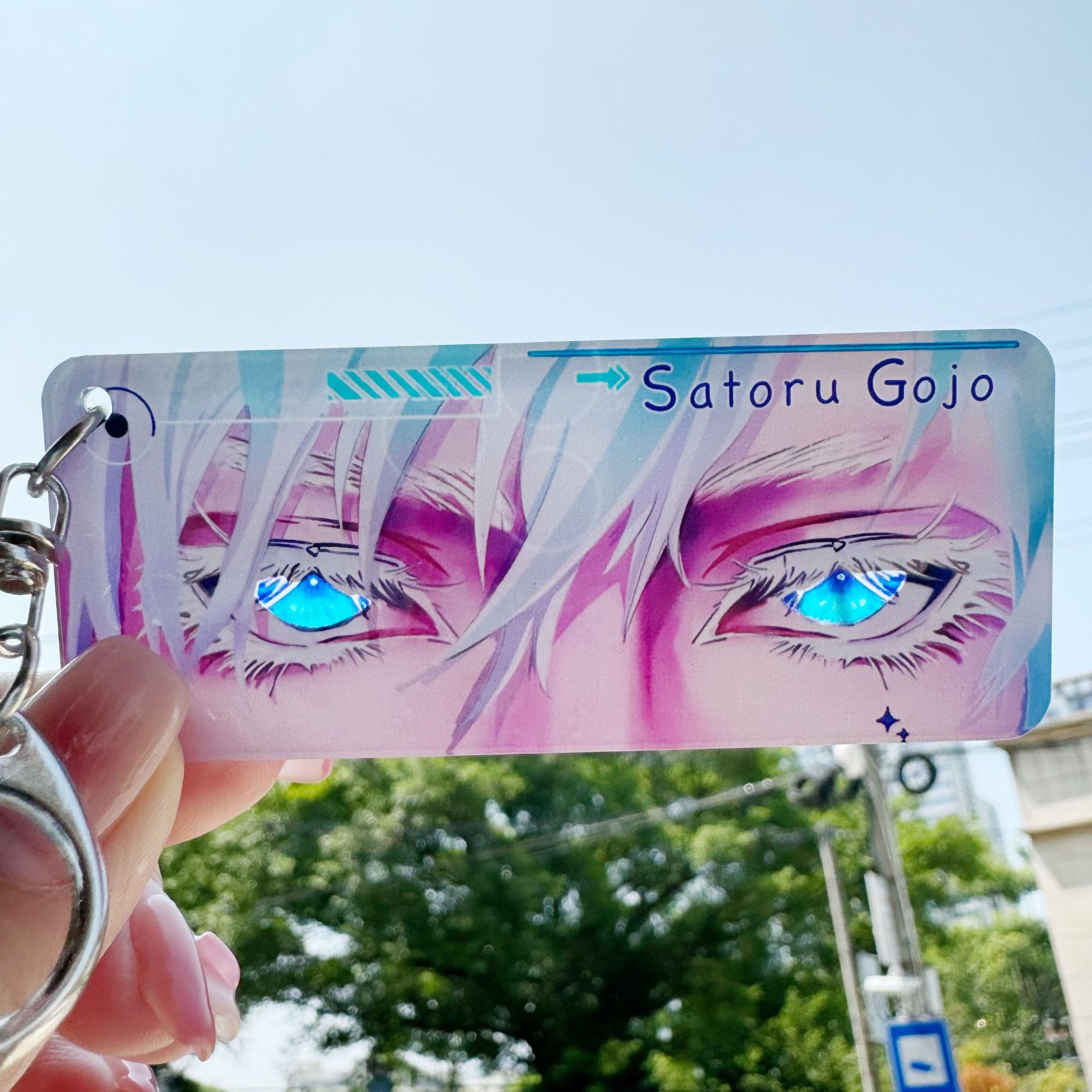 Anime Jujutsu Kaisen ojo tarje - Anime Cosplay Eyes reseña y precio