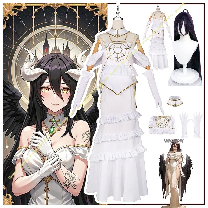 Disfraces de Cosplay de Anime  - Anime Cosplay Albedo reseña y precio