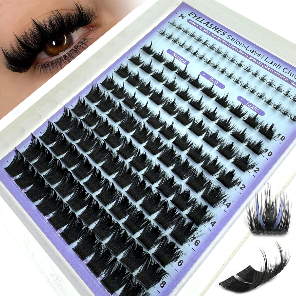 AMSDCN Pestañas Postizas Indiv - Anime Cosplay Lashes reseña y precio